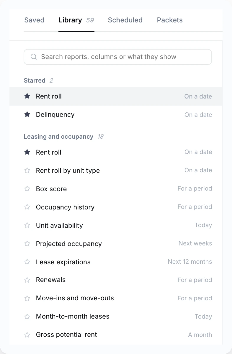 Reports in Lionshare
